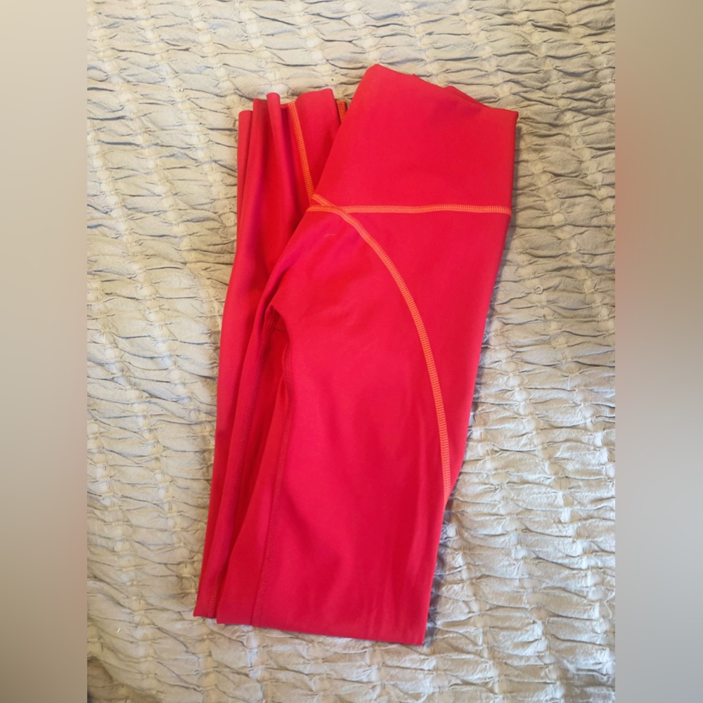 Offline By Aerie red leggings like new never worn